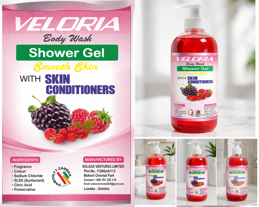Veloria Body Wash – 1 Litre