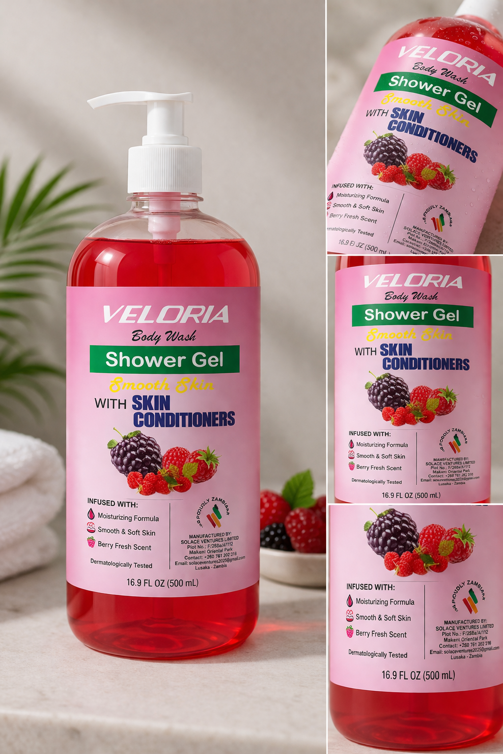 Veloria Body Wash – 1 Litre